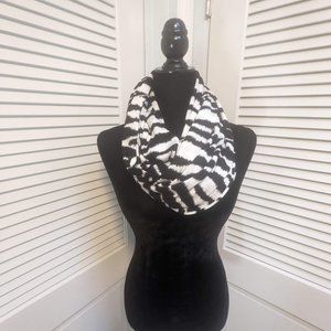 Infinity Scarf Zebra Print NWT